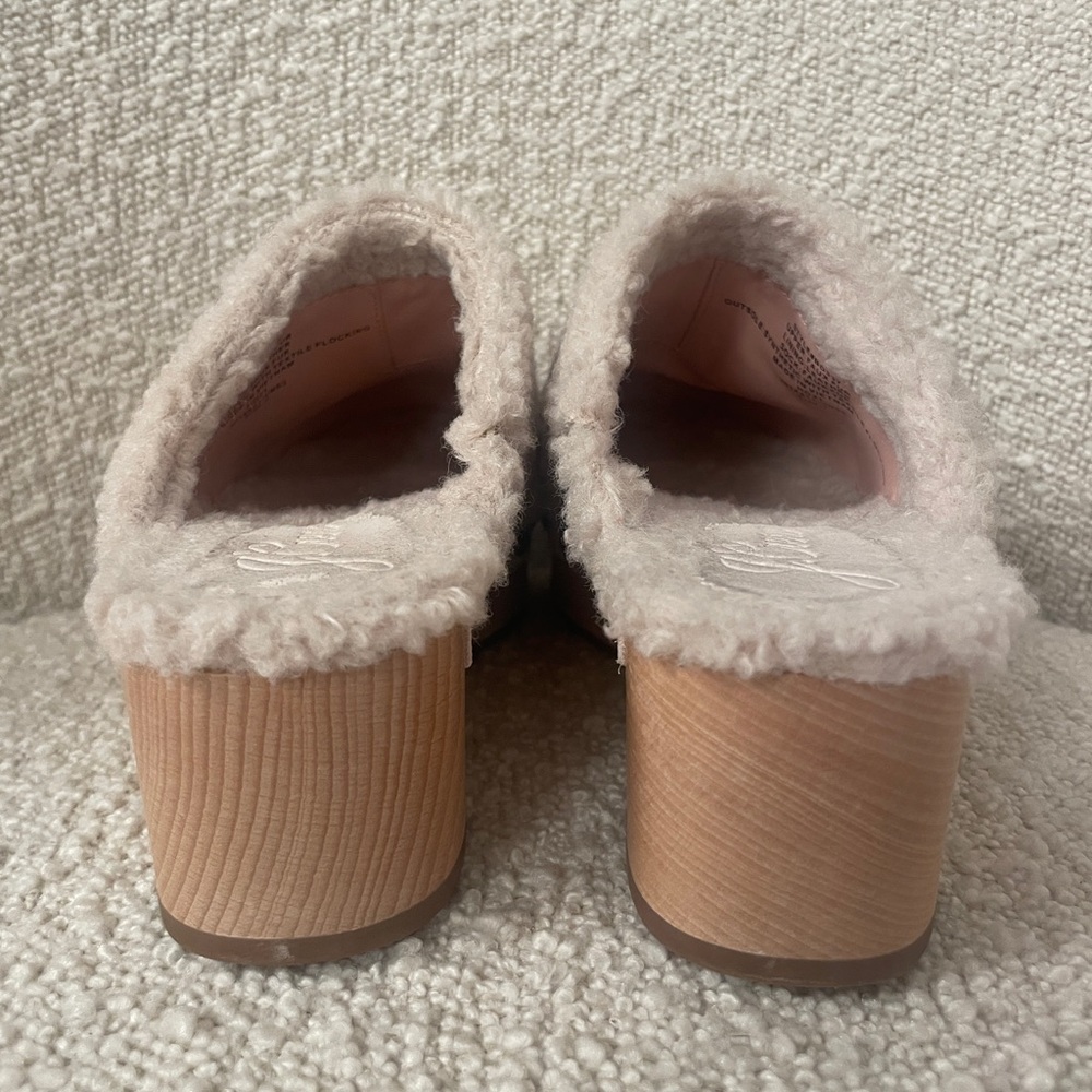 J. Crew Sherpa Wood Clogs - Picture 5 of 8